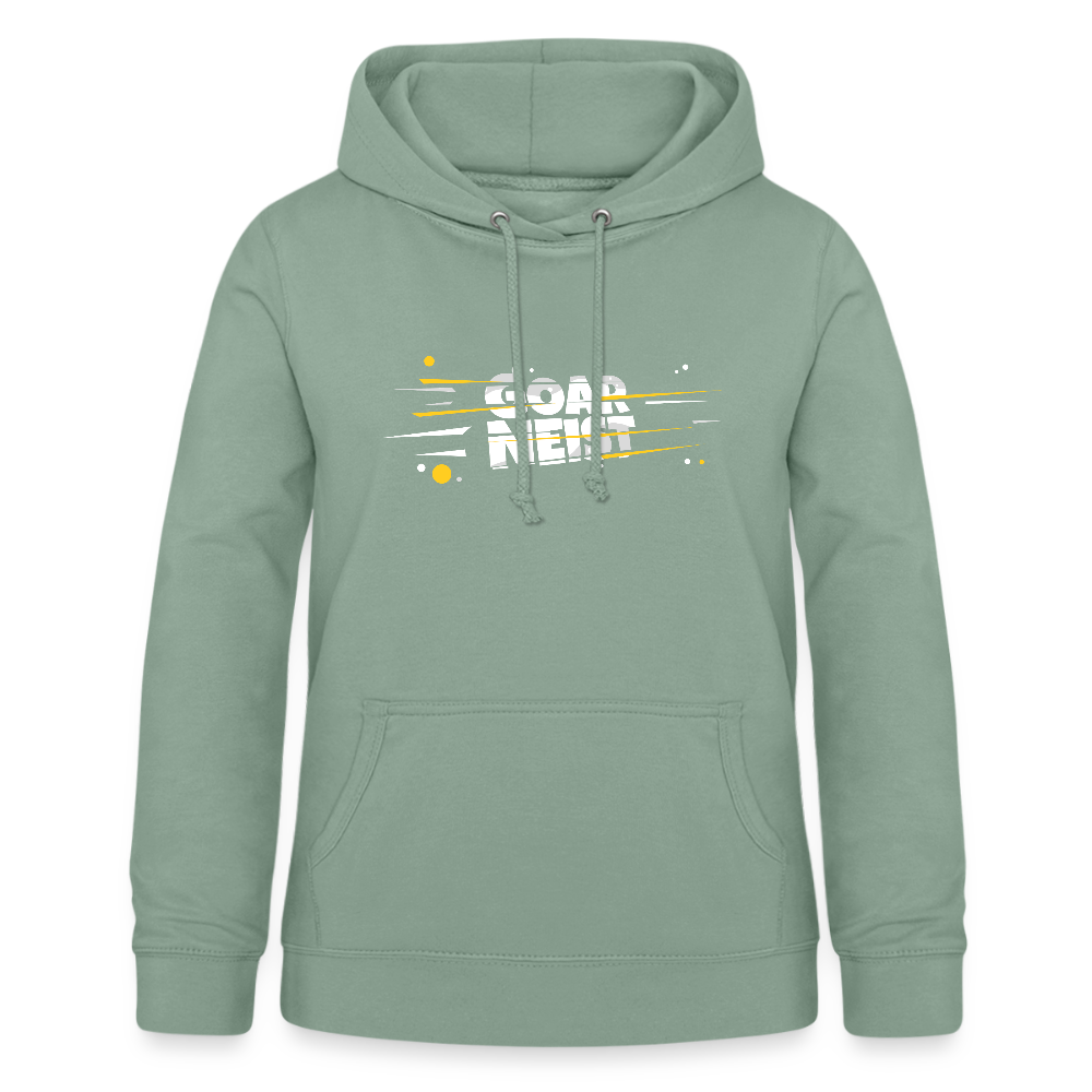 Frauen Hoodie Goaarneist - Graugrün