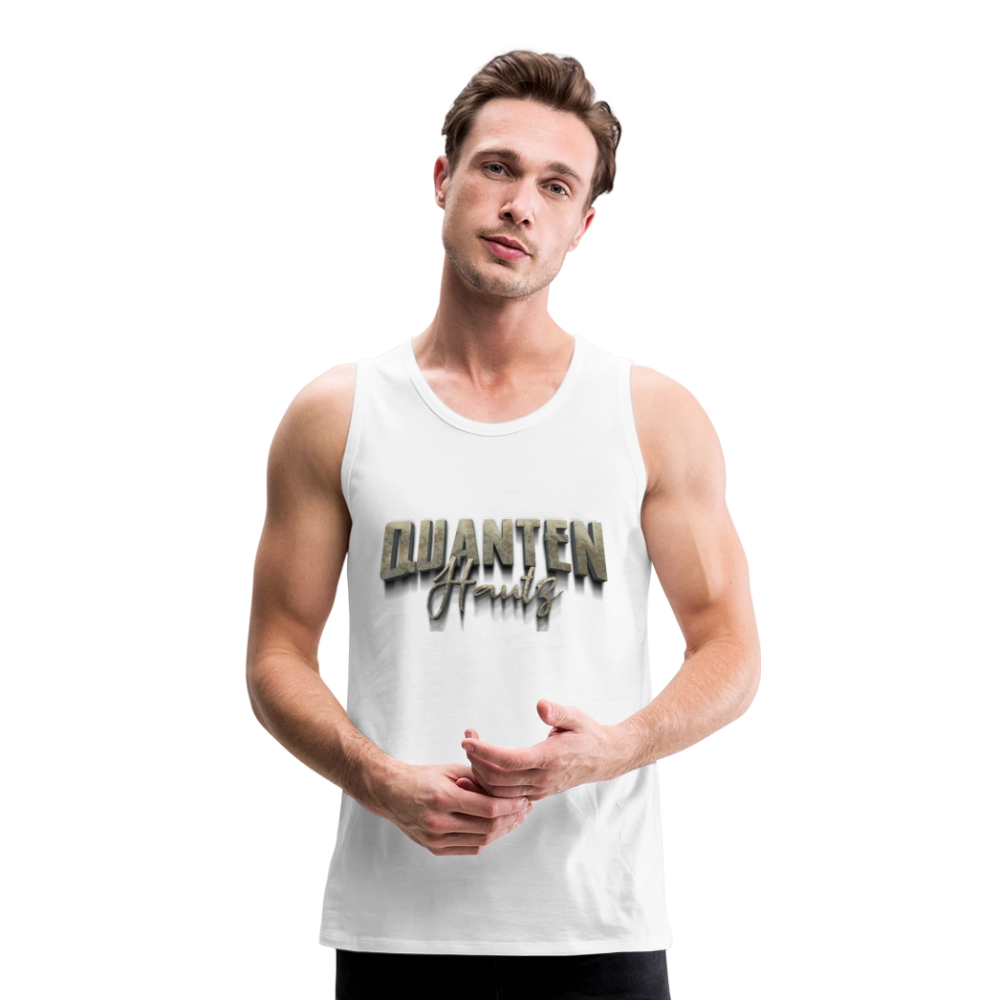 Männer Premium Tank Top Quanten Hautz - Weiß