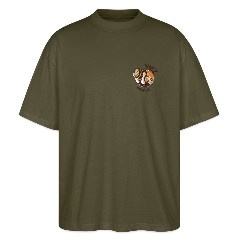Oversized Unisex Bio T-Shirt Viezbruder - Khaki