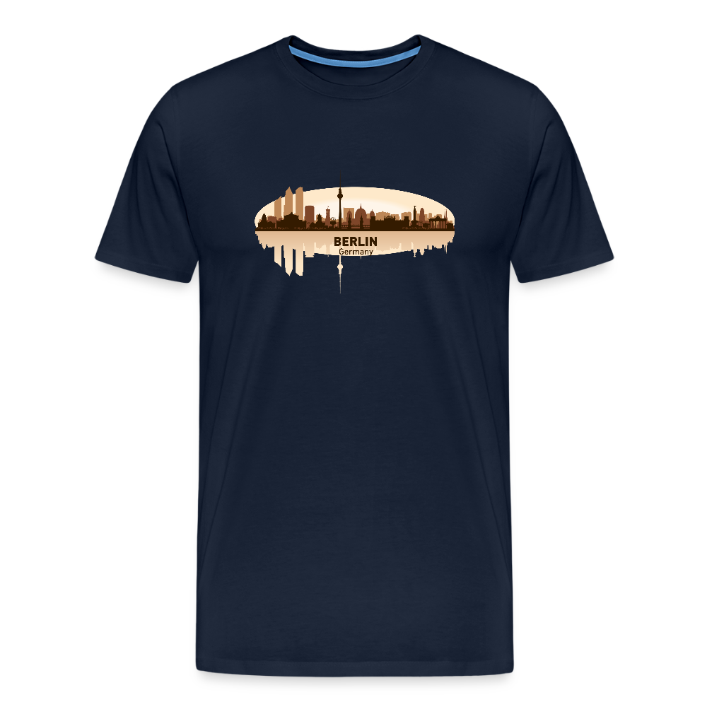 Männer Premium T-Shirt Berlin - Navy