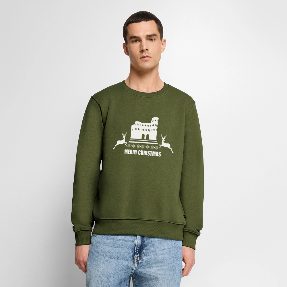Männer Premium Pullover Weihnachten - Khaki