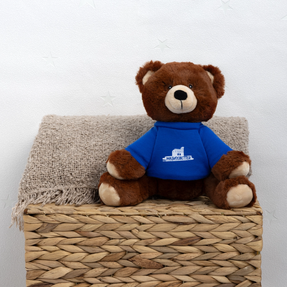 MiniFeet® RecycelBär® Braun majusebetter - Königsblau