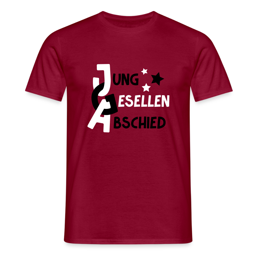 Männer T-Shirt JGA - Ziegelrot