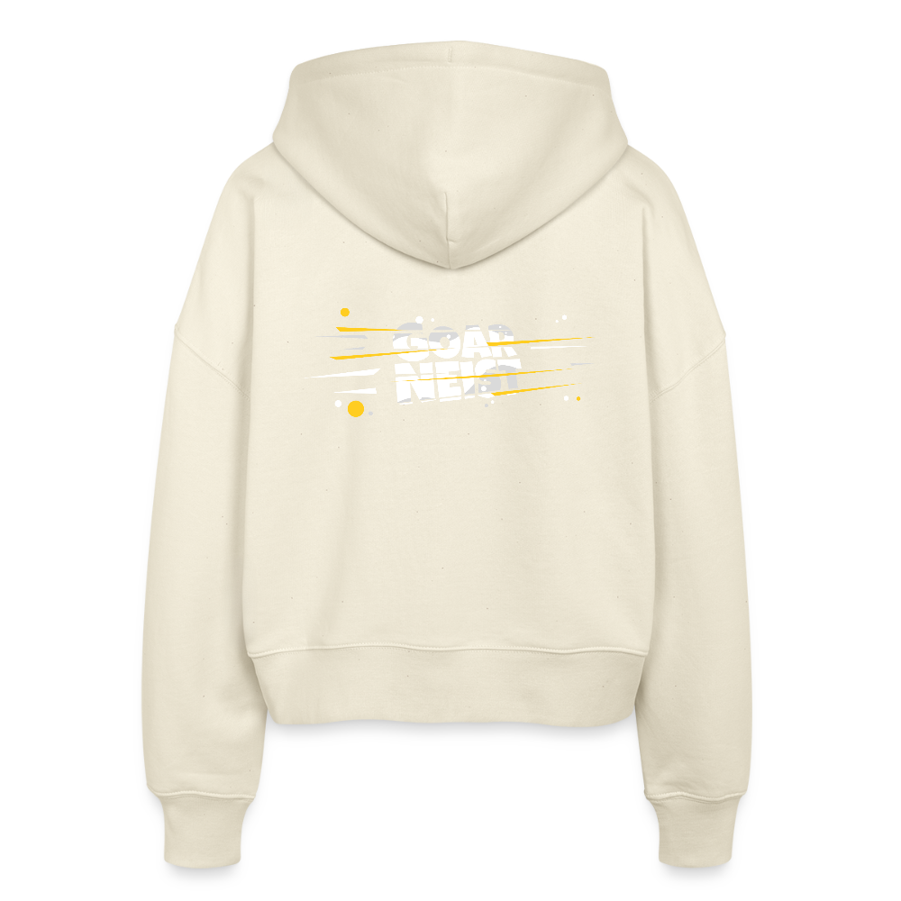 Stanley/Stella Boxy Frauen Bio Zip Hoodie Ida Goarneist - Weißgrau