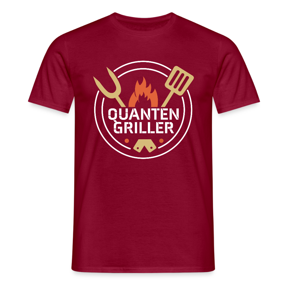 Männer T-Shirt Quanten Griller - Ziegelrot