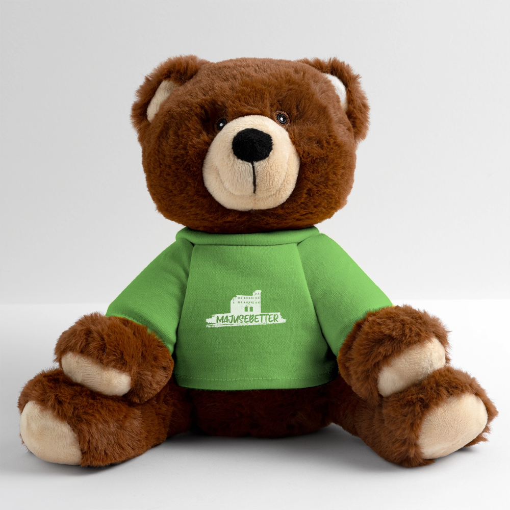 MiniFeet® RecycelBär® Braun majusebetter - Hellgrün