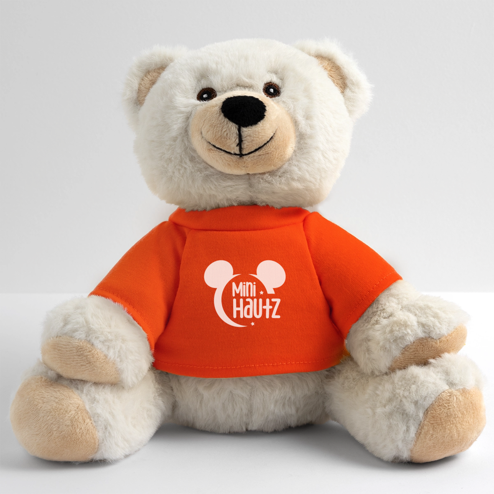 MiniFeet® RecycelBär® Creme mini Hautz - Goldorange