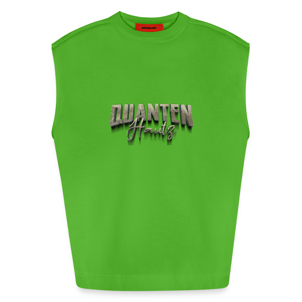 Heavyweight Oversized Organic Tank Top Quanten Hautz - Apple Neon
