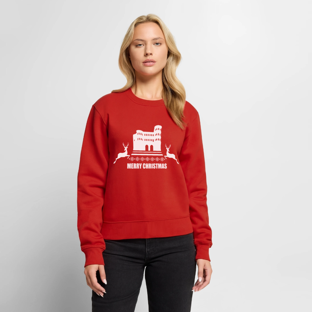 Frauen Premium Pullover Weihnachten - Rot