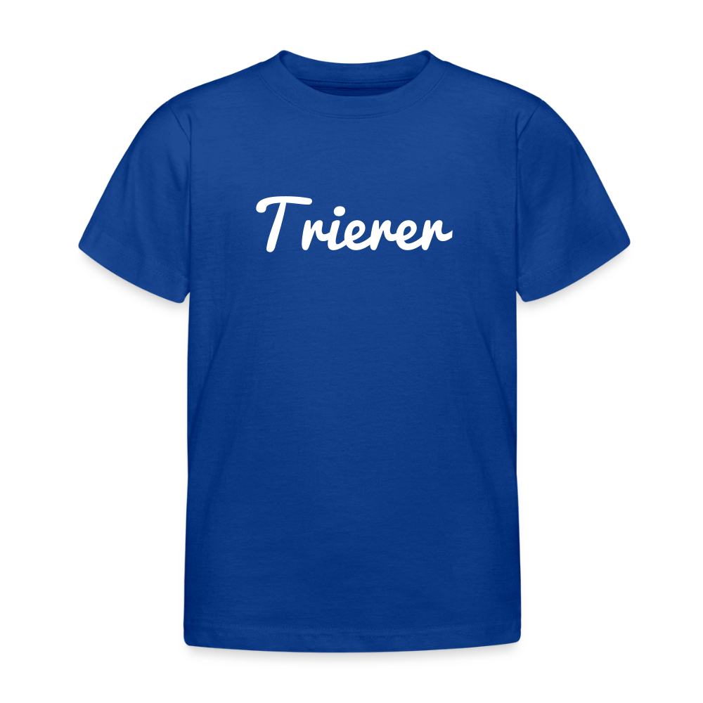 Kinder T-Shirt Trierer - Royalblau