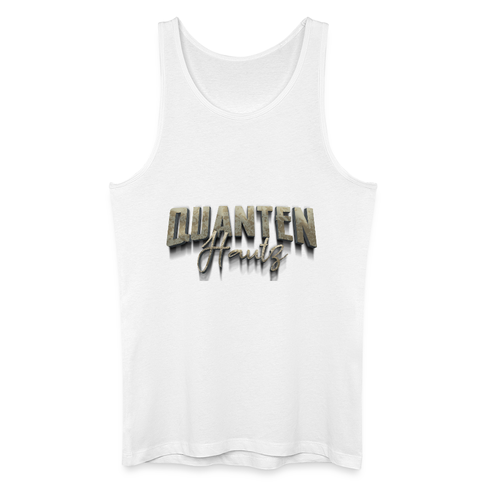 Männer Bio Tank Top Quanten Hautz - Weiß