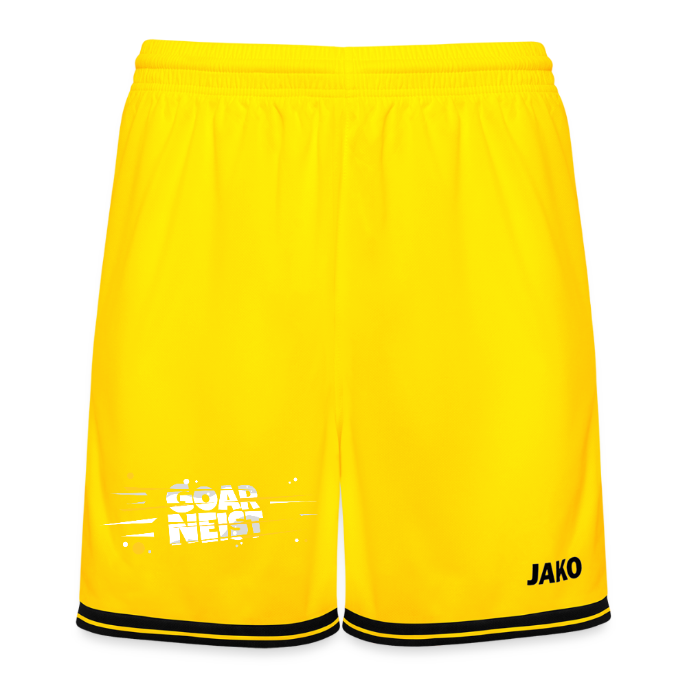 JAKO Basketball Short Center 2.0 Goarneist - Gelb/Schwarz