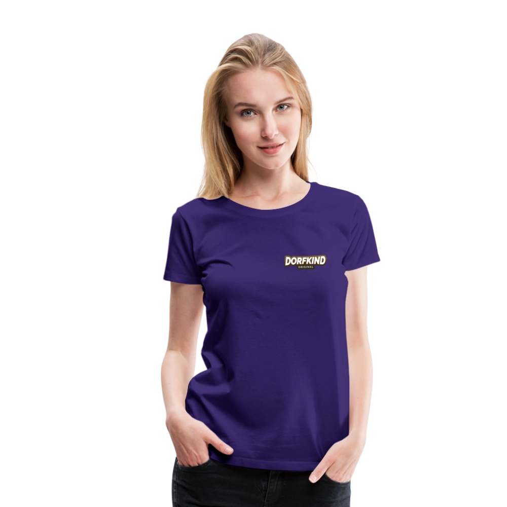 Frauen Premium T-Shirt Dorfkind - Lila