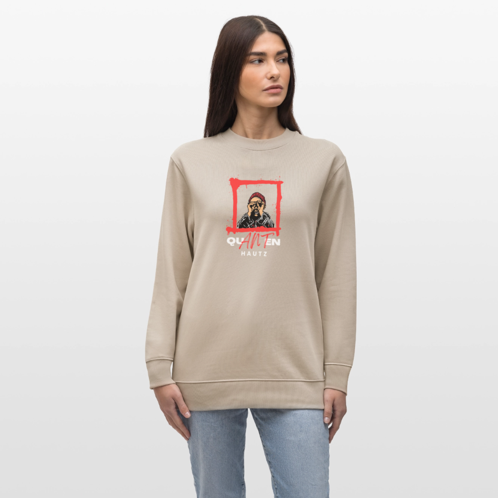 Unisex Bio-Sweatshirt CHANGER  Quanten Hautz - Beige