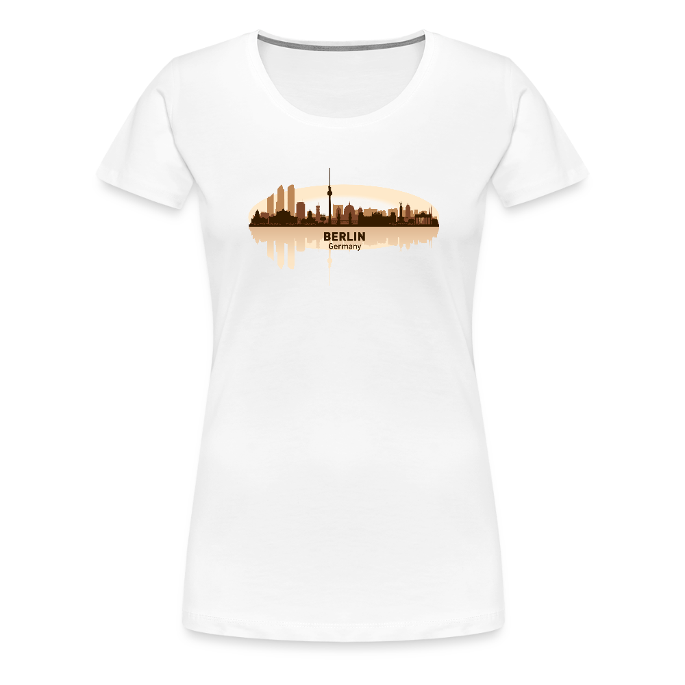 Frauen Premium T-Shirt Berlin - Weiß