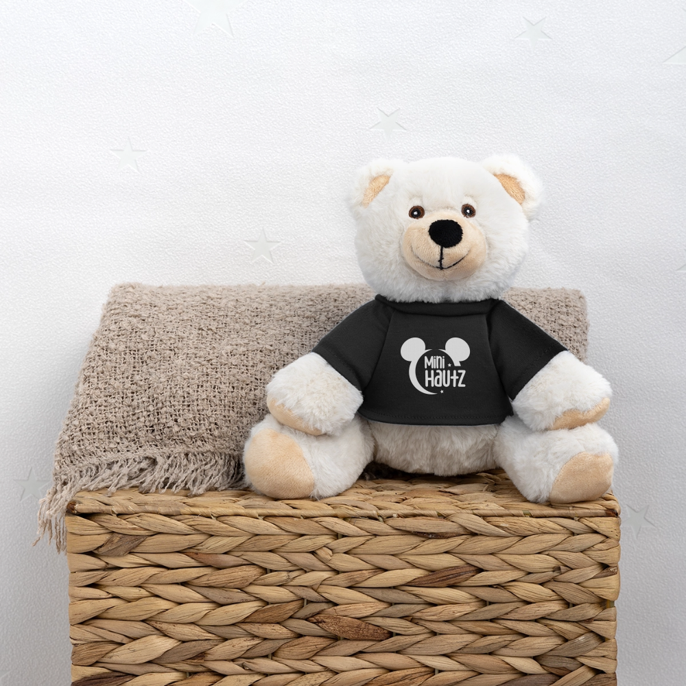 MiniFeet® RecycelBär® Creme mini Hautz - Schwarz