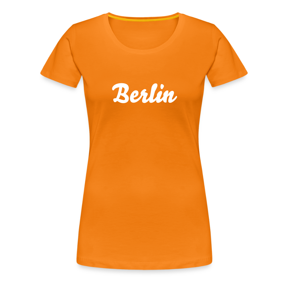Frauen Premium T-Shirt Berlin - Orange