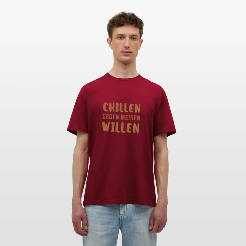 Männer T-Shirt Fun Shirt - Ziegelrot
