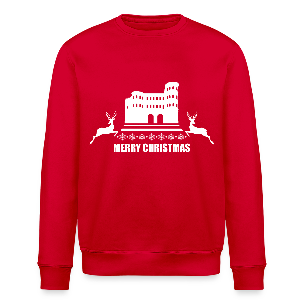 Unisex Bio-Sweatshirt Weihnachten - Rot