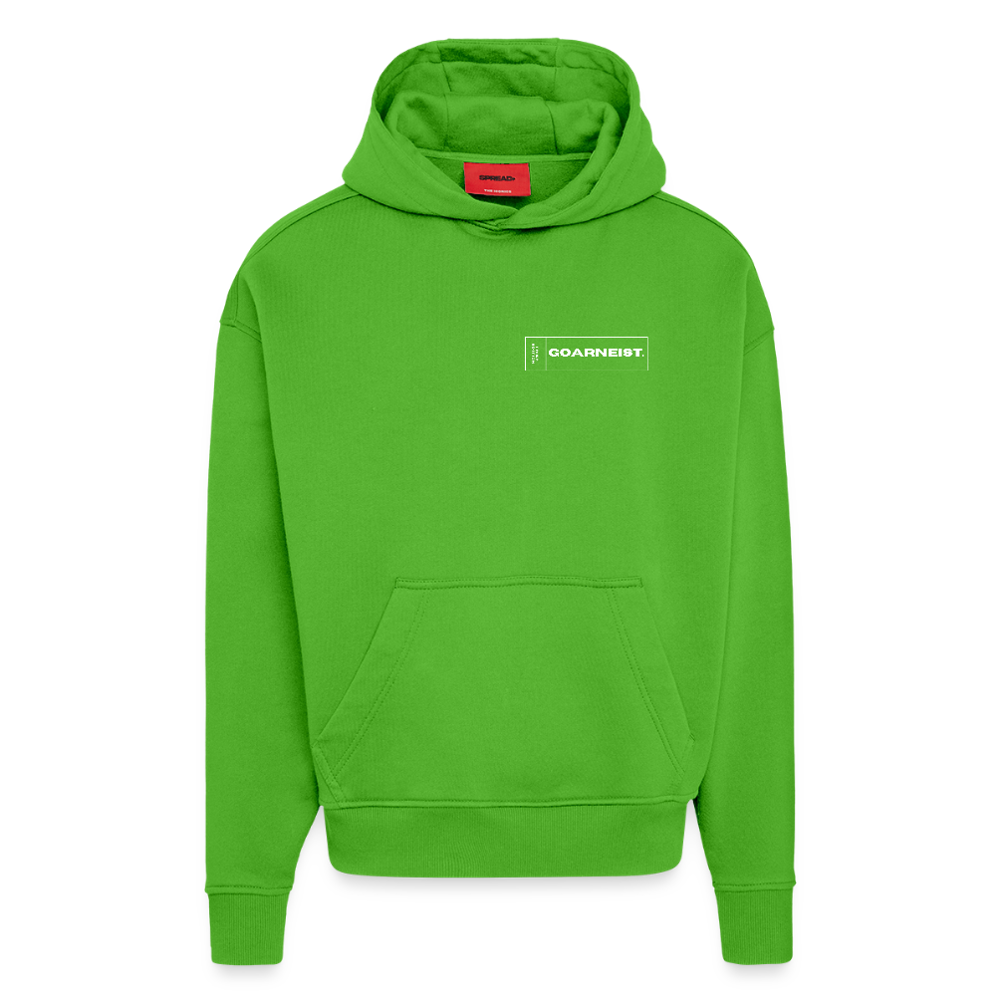 Heavyweight Oversized Organic Hoodie Made in EU goarneist - Apple Neon