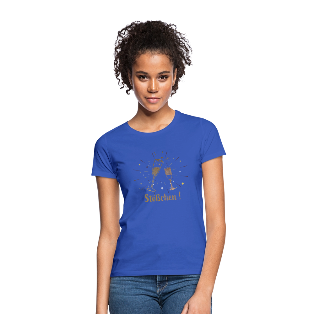 Frauen T-Shirt Stößchen - Royalblau