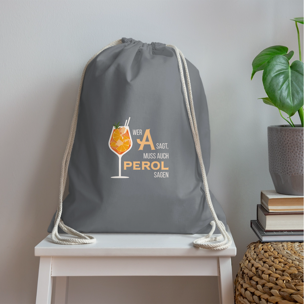 Turnbeutel Aperol - Grau