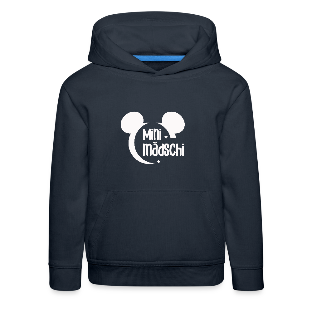 Kinder Premium Hoodie Mini Mädschi - Navy