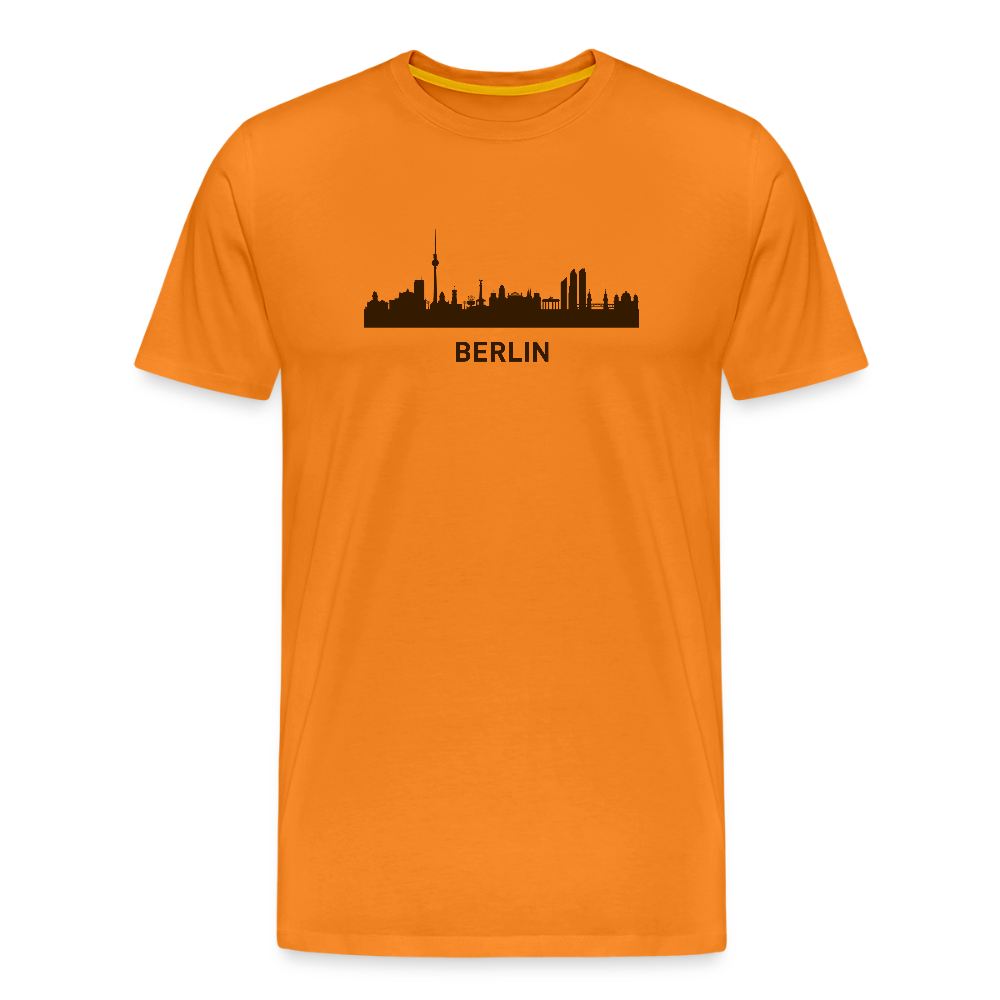 Männer Premium T-Shirt Berlin - Orange