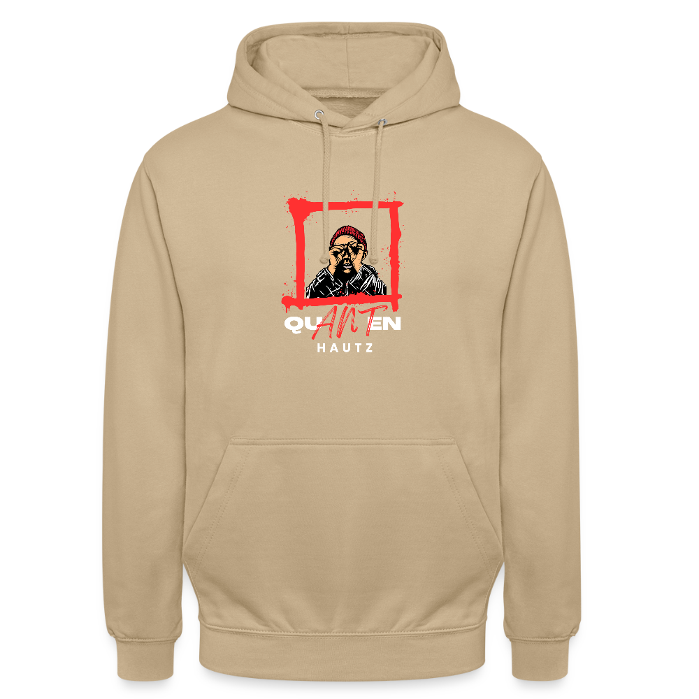 Unisex Hoodie Quanten Hautz - Beige