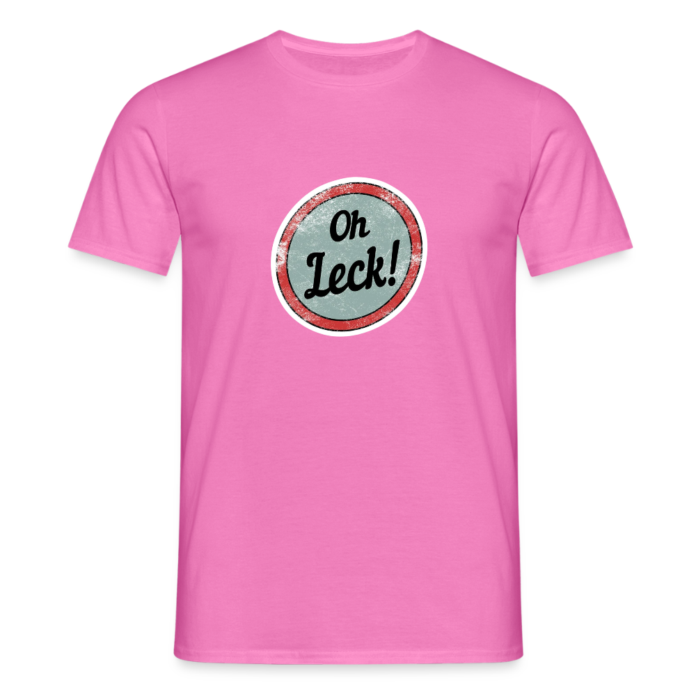 Männer T-Shirt Oh Leck! - Pink
