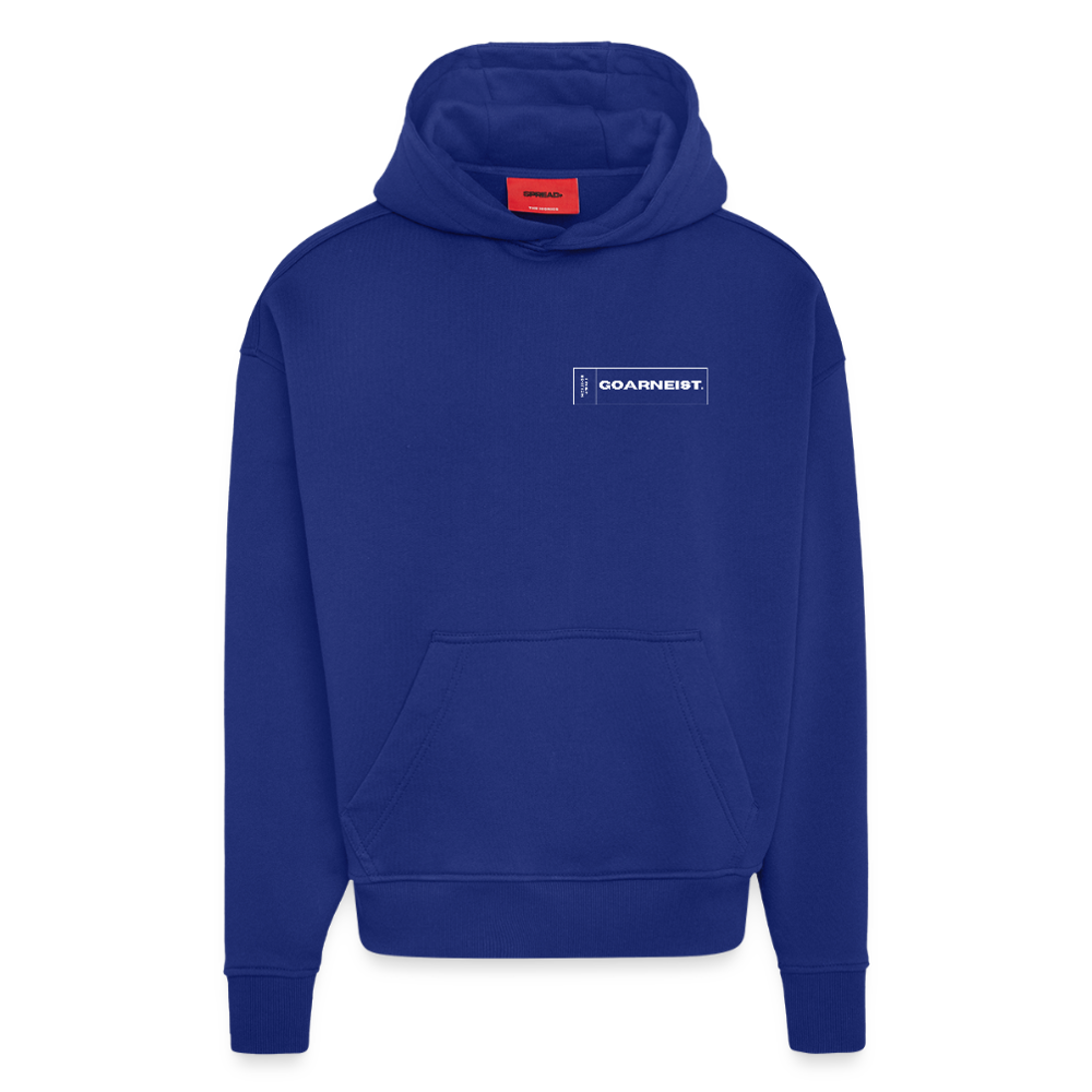 Heavyweight Oversized Organic Hoodie Made in EU goarneist - Iconic Blue