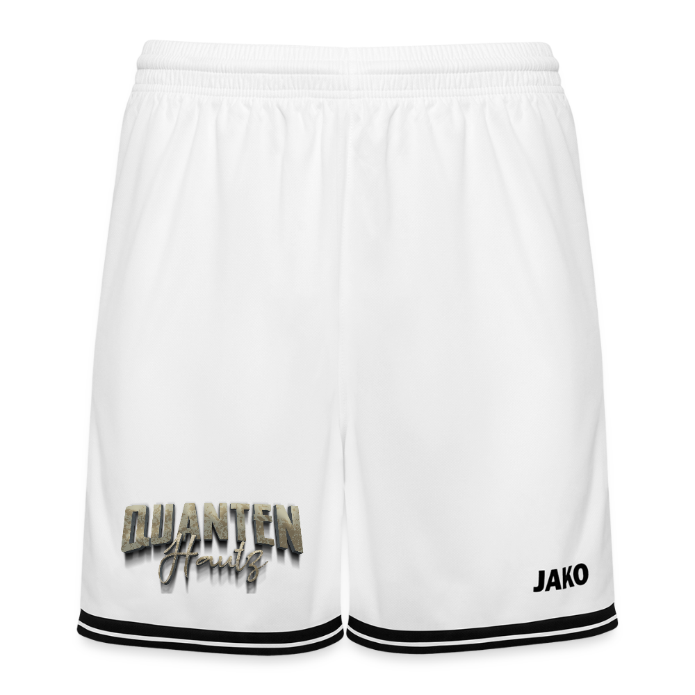 JAKO Basketball Short Center 2.0 Quanten Hautz - Weiß/Schwarz
