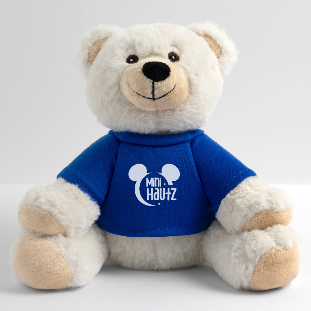 MiniFeet® RecycelBär® Creme mini Hautz - Königsblau