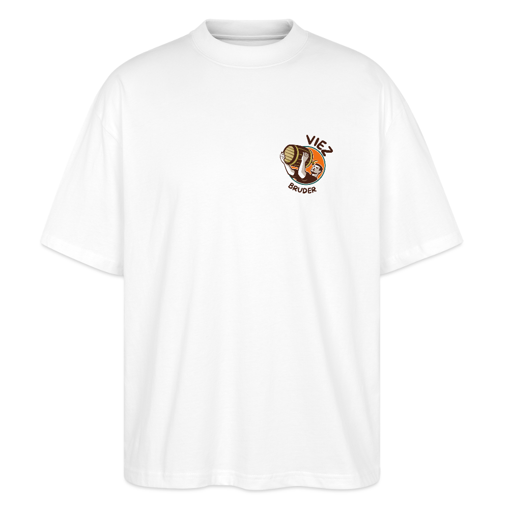 Oversized Unisex Bio T-Shirt Viezbruder - Weiß