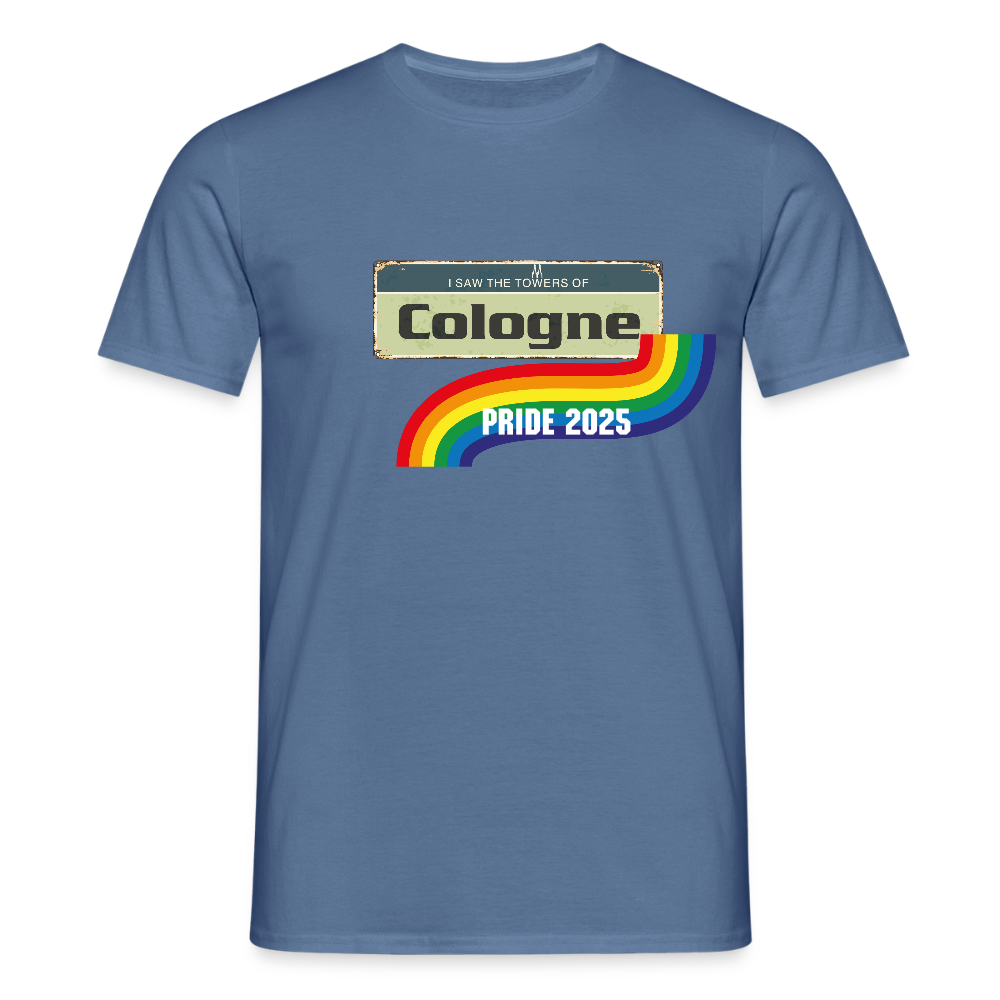Männer T-Shirt Pride - Taubenblau 