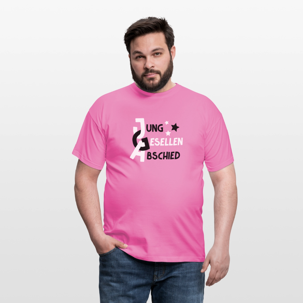 Männer T-Shirt JGA - Pink