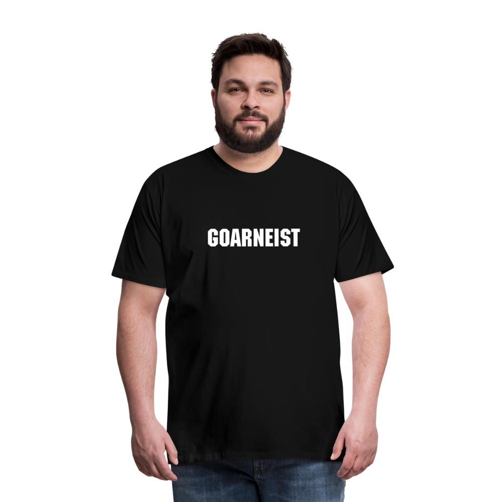 Männer Premium T-Shirt Goarneist - Schwarz