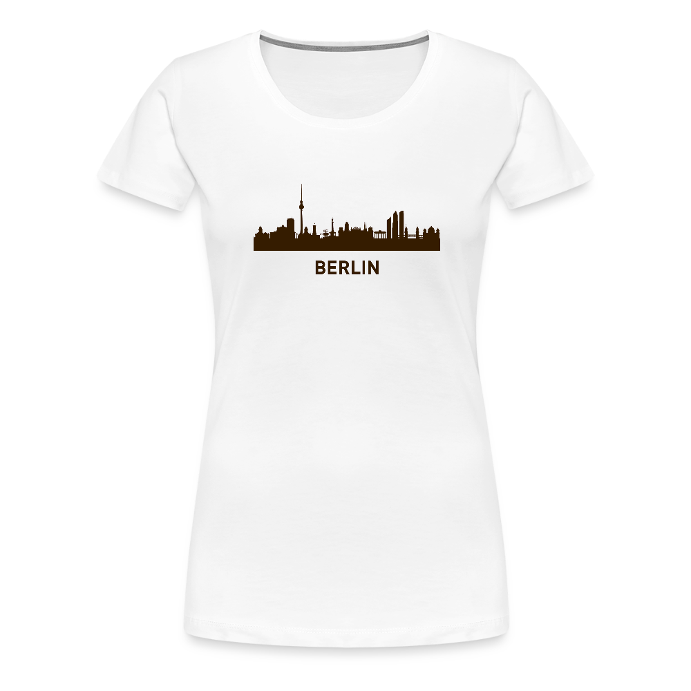 Frauen Premium T-Shirt Berlin - Weiß