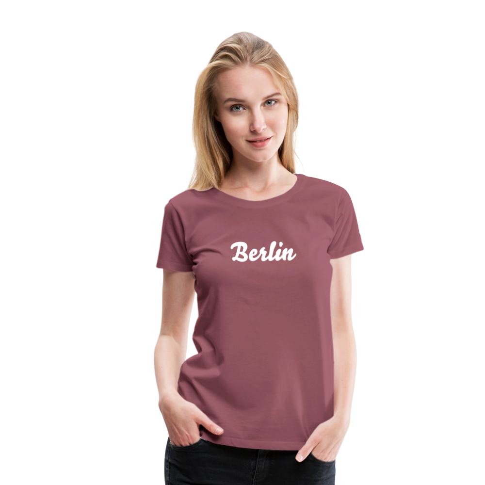 Frauen Premium T-Shirt Berlin - Malve