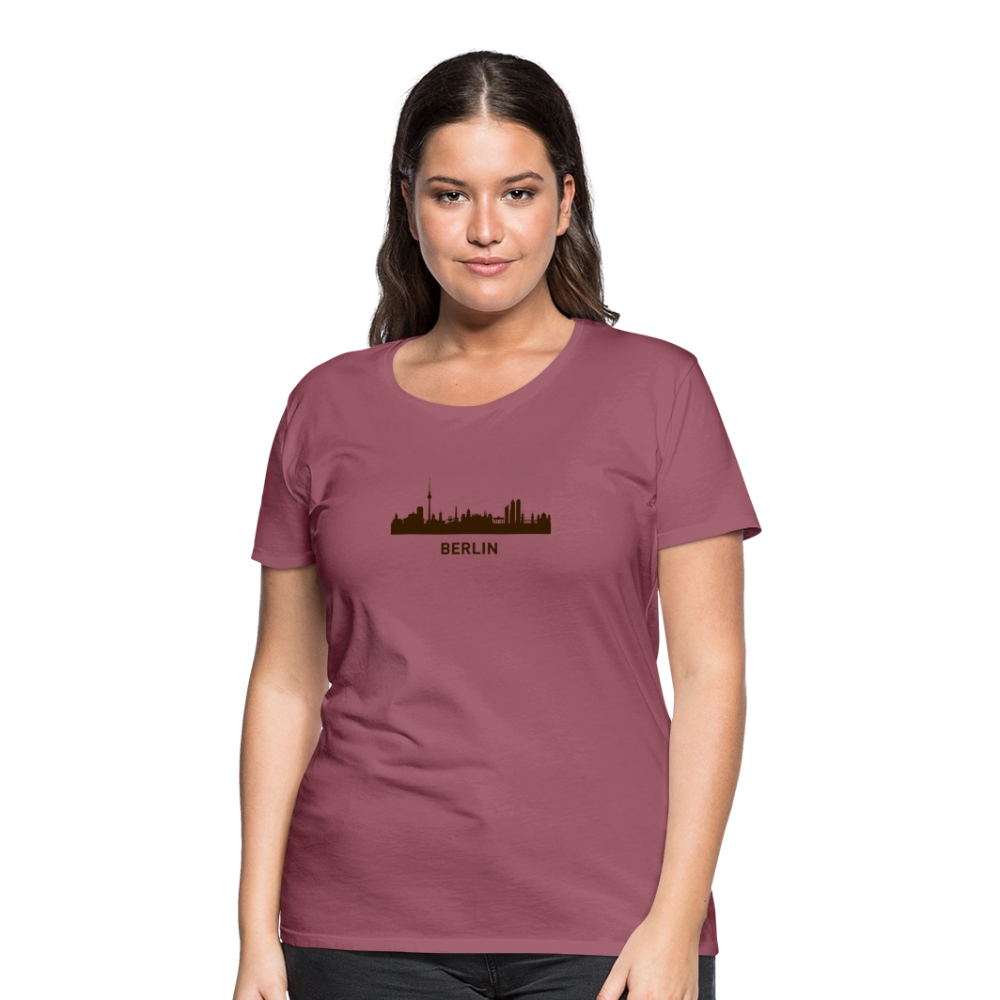 Frauen Premium T-Shirt Berlin - Malve