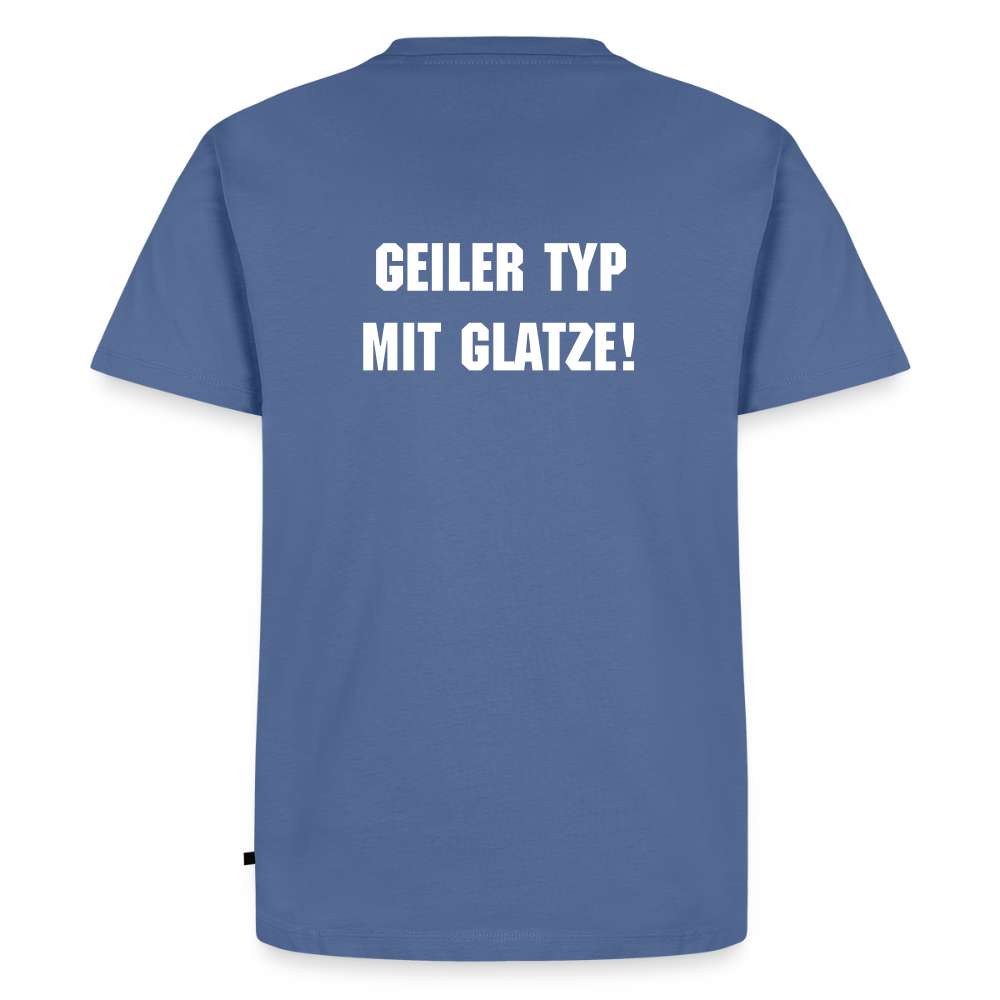 Männer Premium T-Shirt Glatze - Taubenblau