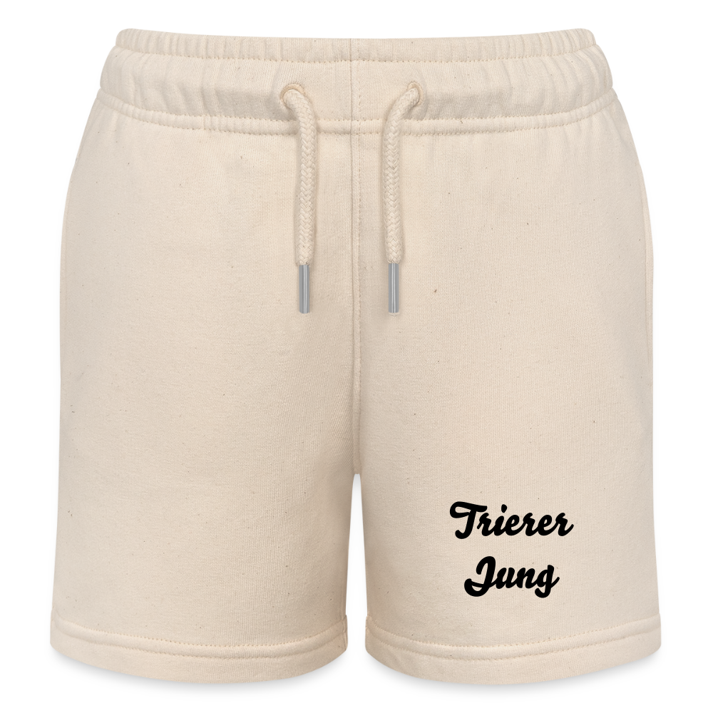 Kinder Bio-Joggingshorts Trierer Jung - Weißgrau