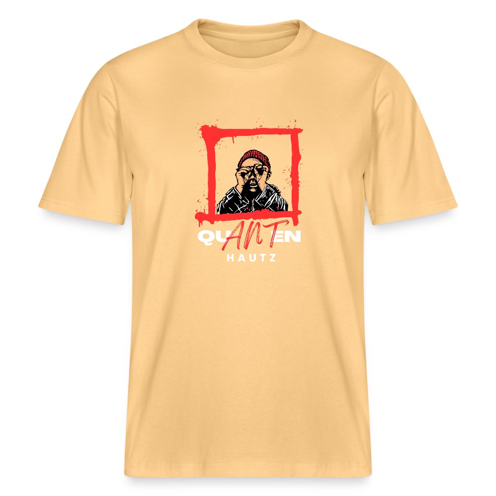 Relaxed Fit Unisex Bio-T-Shirt Quanten Hautz - Hellgelb