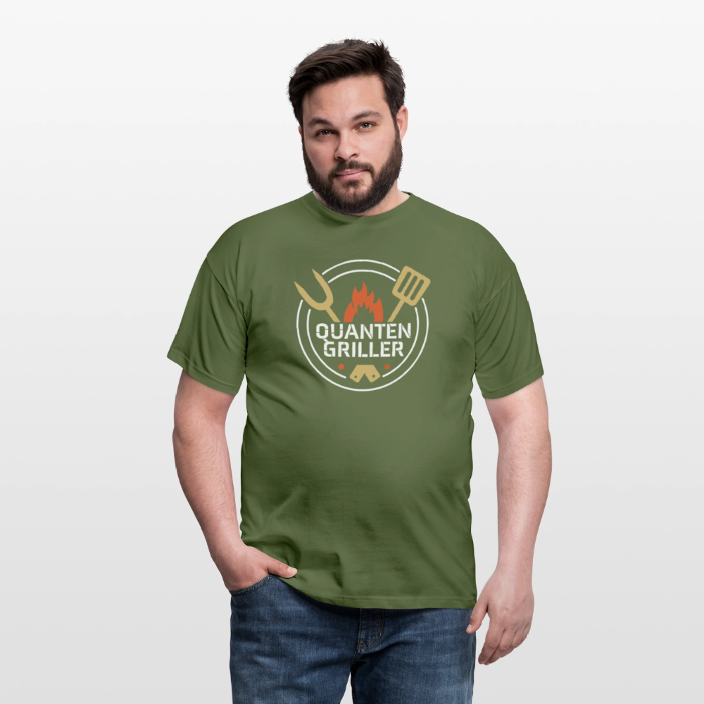 Männer T-Shirt Quanten Griller - Militärgrün