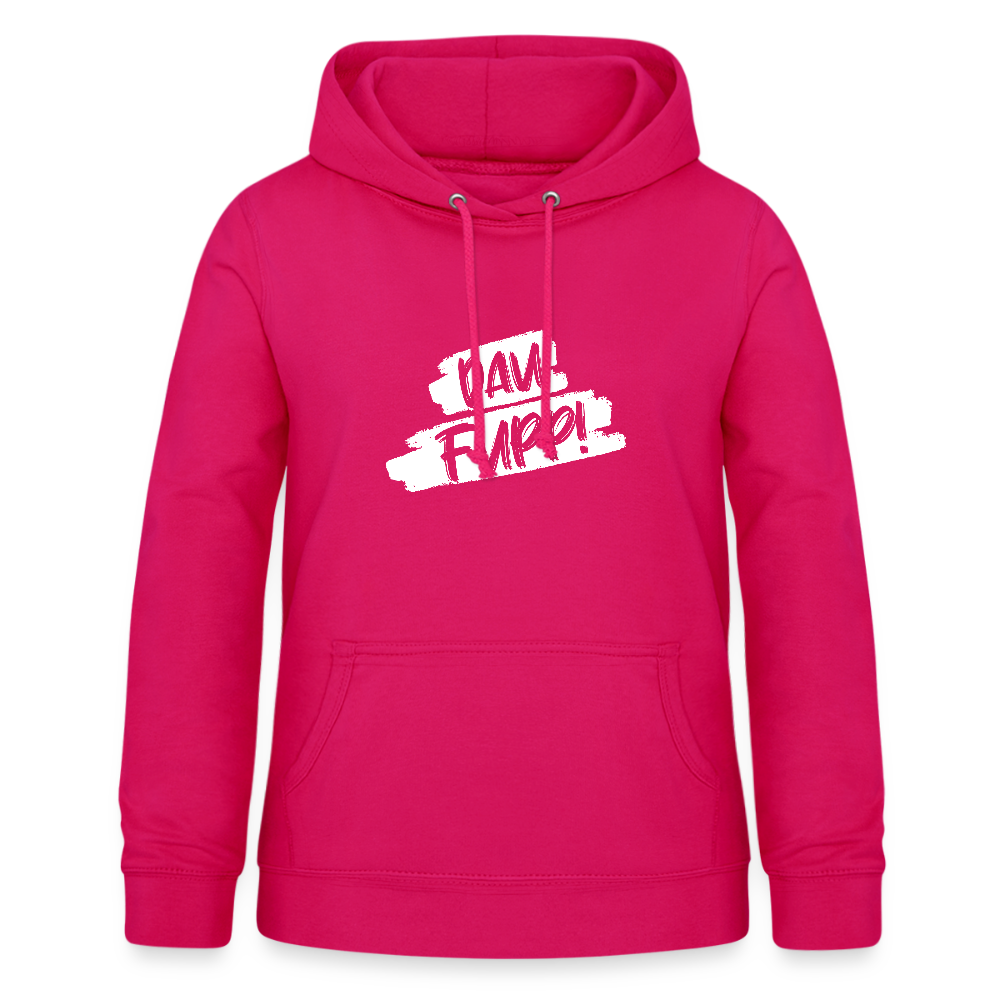Frauen Hoodie Dau Fupp - dunkles Pink