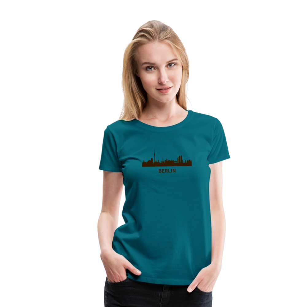 Frauen Premium T-Shirt Berlin - Divablau