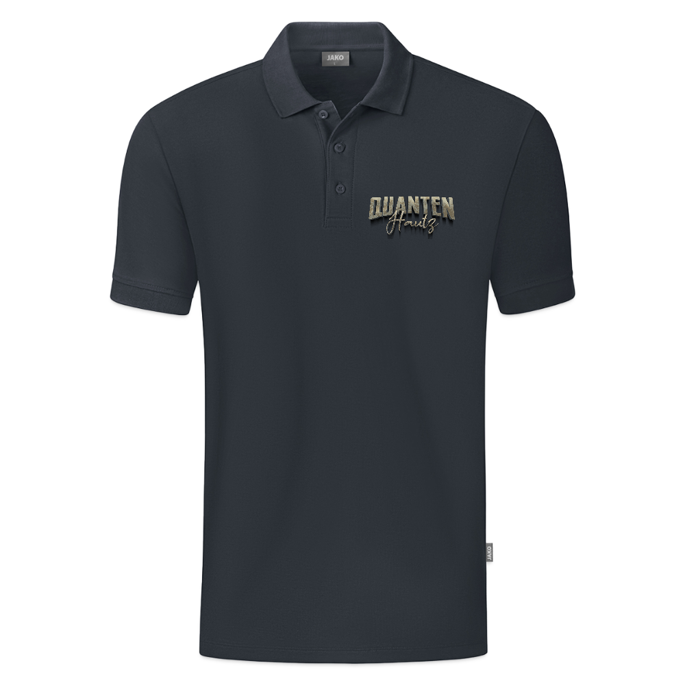 JAKO Männer Polo Organic Quanten Hautz - Anthrazit