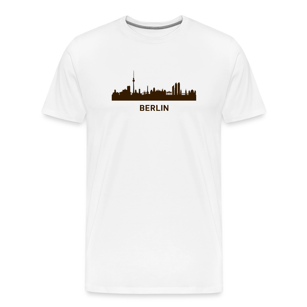 Männer Premium T-Shirt Berlin - Weiß