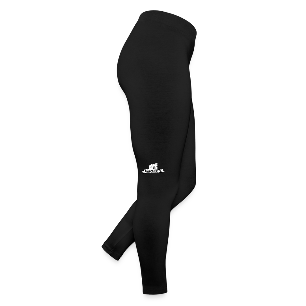 Frauen Jersey Leggings Majusebetter - Schwarz