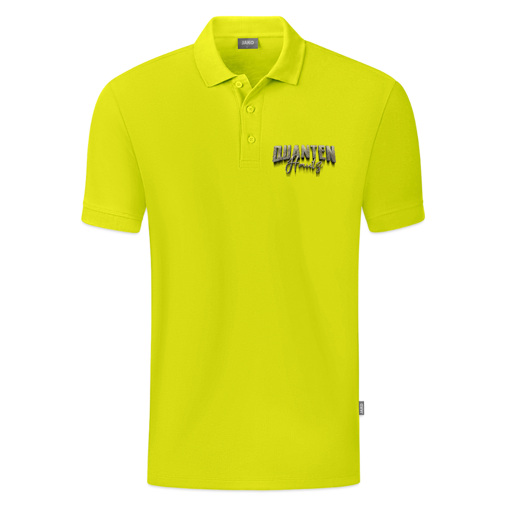 JAKO Männer Polo Organic Quanten Hautz - Limettengrün